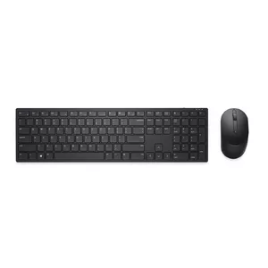 Клавиатура DELL KM5221W Мышь в комплекте Офисная RF Беспроводная QWERTZ Чешская Словацкая Черная