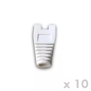 RJ45 aizsarguzlikas DATACOM 4341 baltas, 10 gab.