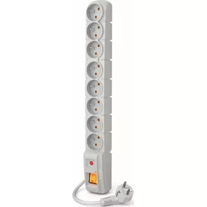 Strāvas sloksne Acar S8 8 kontaktligzdas 5 m pelēka (W0152)