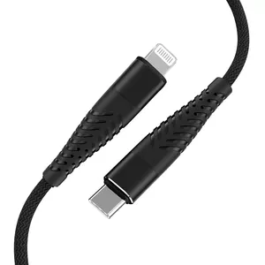 Кабель Fusion Fishbone USB-C to Lightning 30 Вт | 3 А | 1,5 м черный