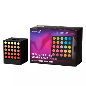 Yeelight Cube Viedā galda lampa Wi-Fi/Bluetooth Melns