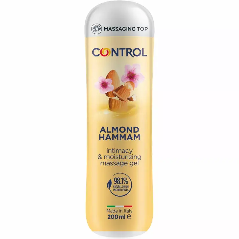 Массажный гель CONTROL LUBES 3 в 1 Миндаль 200 мл Photo 3