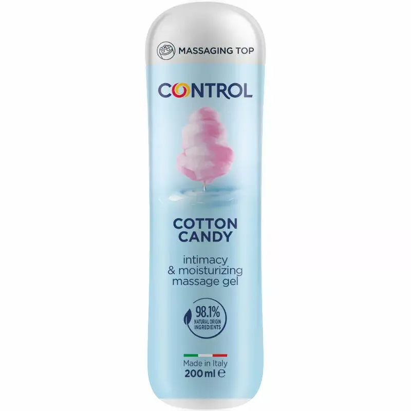 Массажный гель CONTROL LUBES 3-в-1 Cotton Candy 200 мл Photo 3