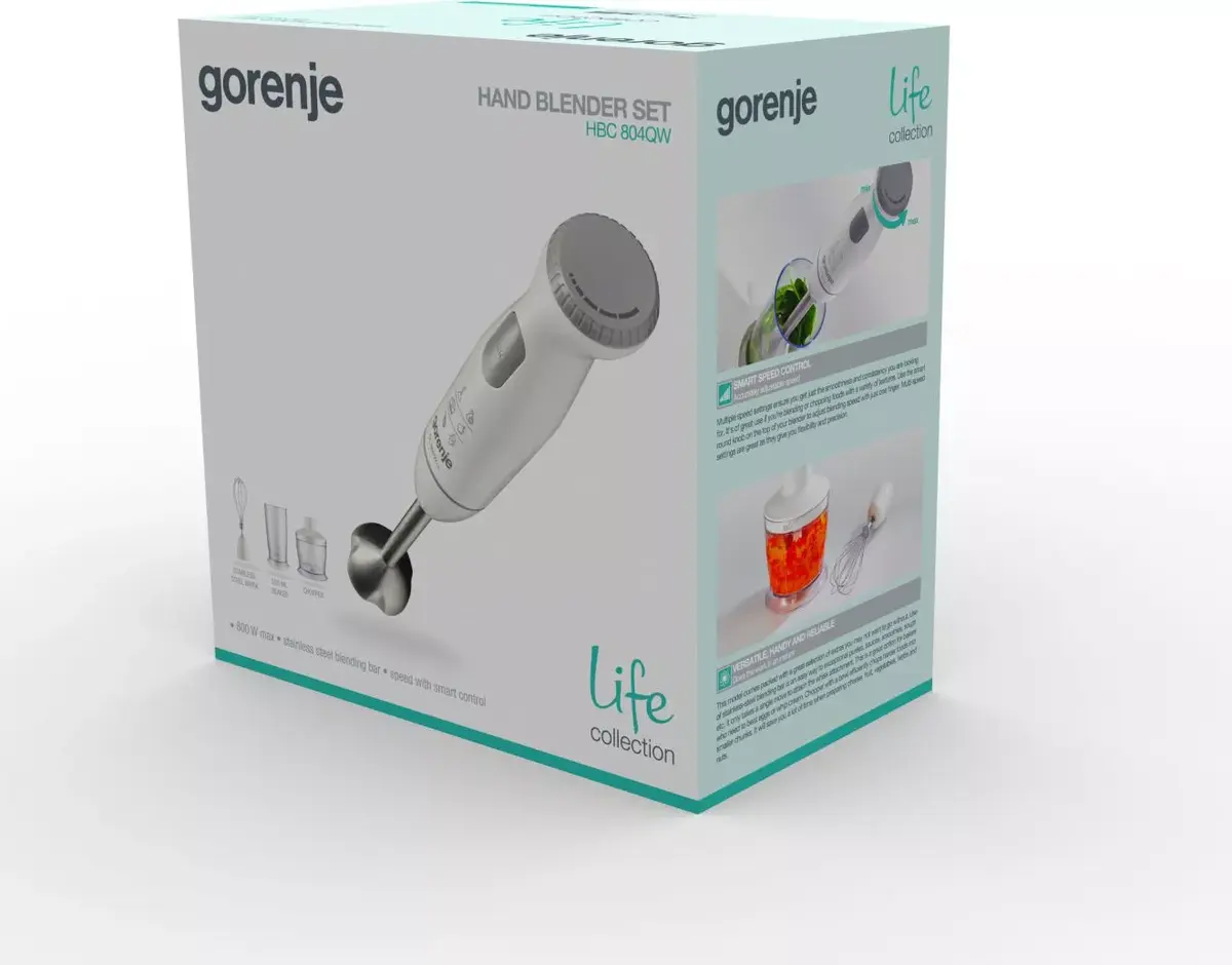 Gorenje HBC804QW погружной блендер 800 Вт Photo 3