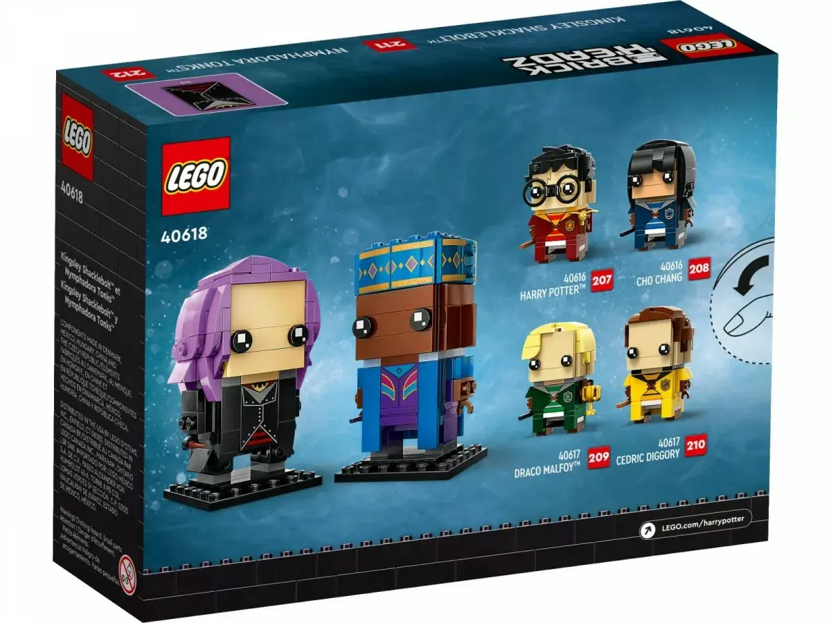 LEGO BrickHeadz Kingsley Shacklebolt & Tonks 40618 Photo 3
