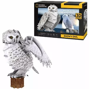 CubicFun 3D Puzzle NG Snow Owl 32 Pieces Animals Age 8+