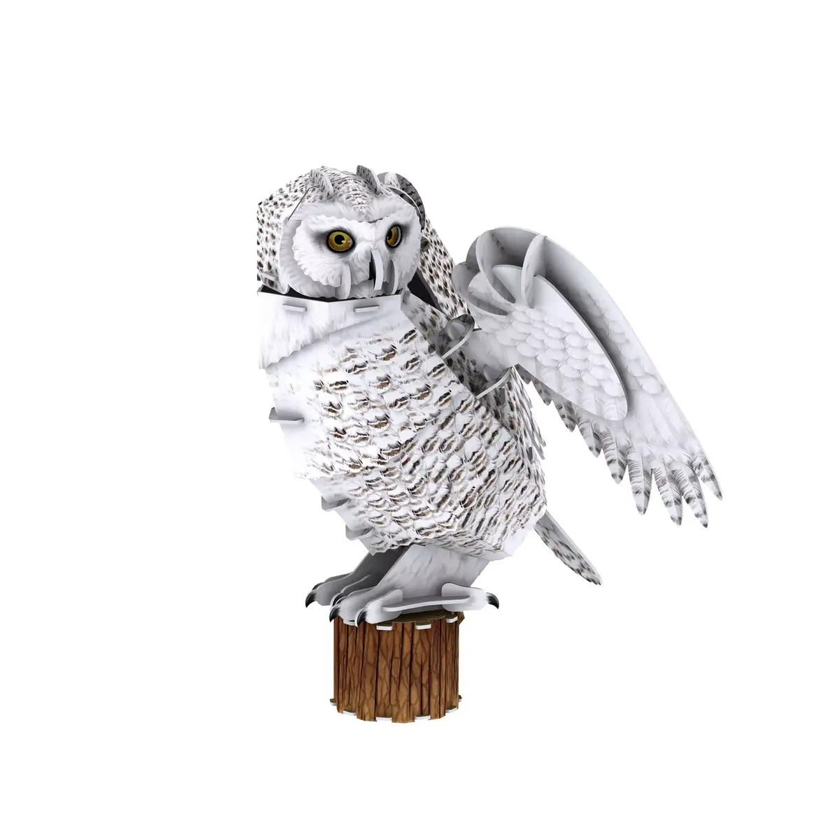 3D Puzzle CubicFun NG Snow Owl Photo 2