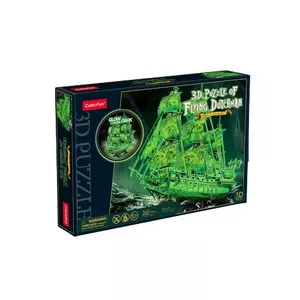 3D puzle modelis Flying Dutchman, kas spīd tumsā, cubicfun 306-T4041H