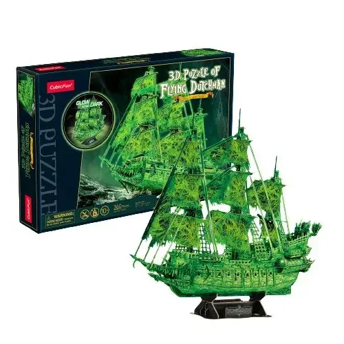 3D puzle Flying Dutchman spīd tumsā — cubicfun 306-T4041H Photo 4