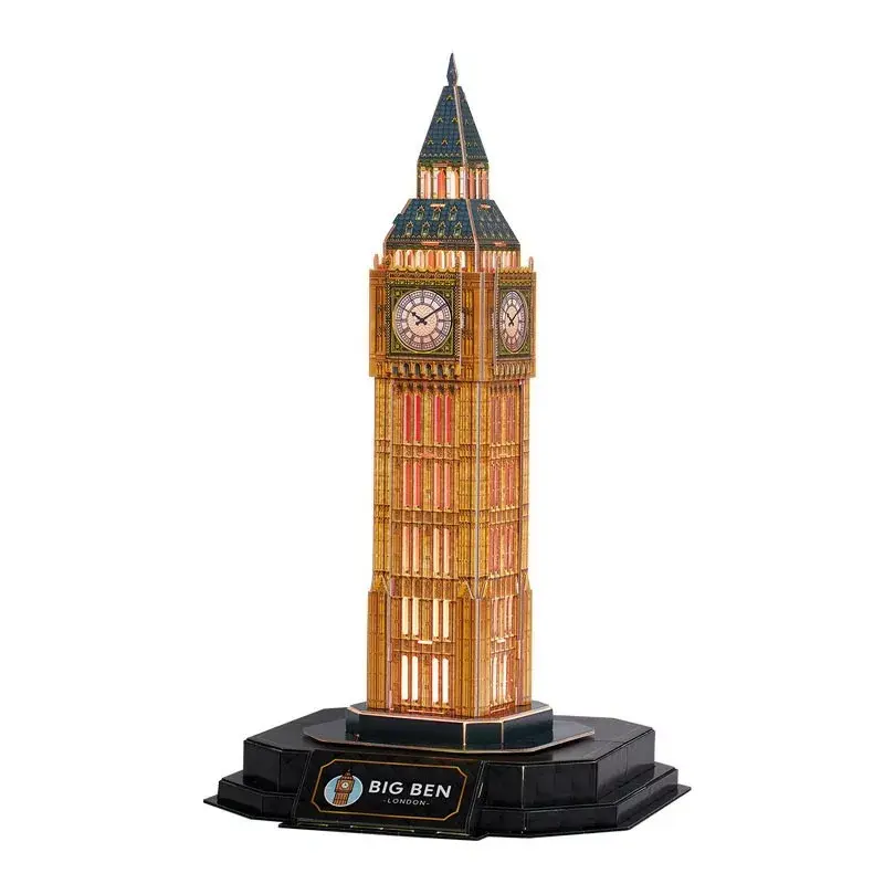 3D puzls Cubicfun Big Ben Night Edition LED 306-L537H Photo 3