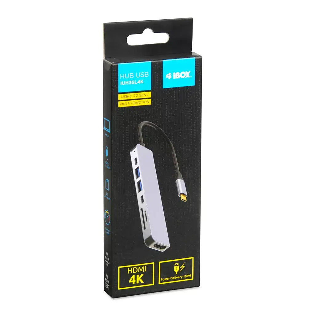 IBOX IUH3SL4K USB Type-C хаб Photo 4