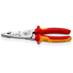 Cable stripper Knipex 13 76 200 ME 6 mm stripping capacity Red Stainless steel Yellow