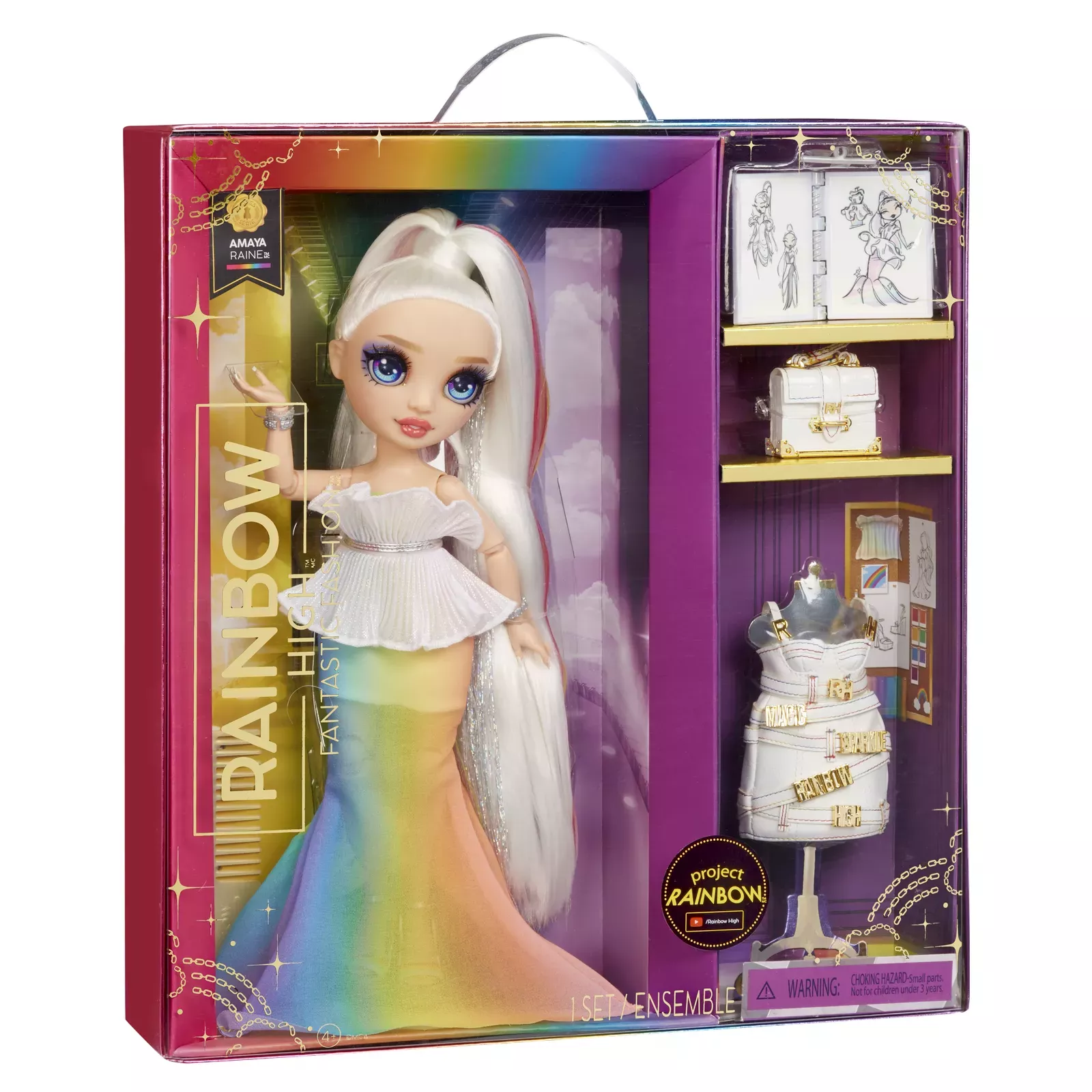 Rainbow High Fantastic Fashion Amaya Raine – Rainbow 11” Fashion Doll