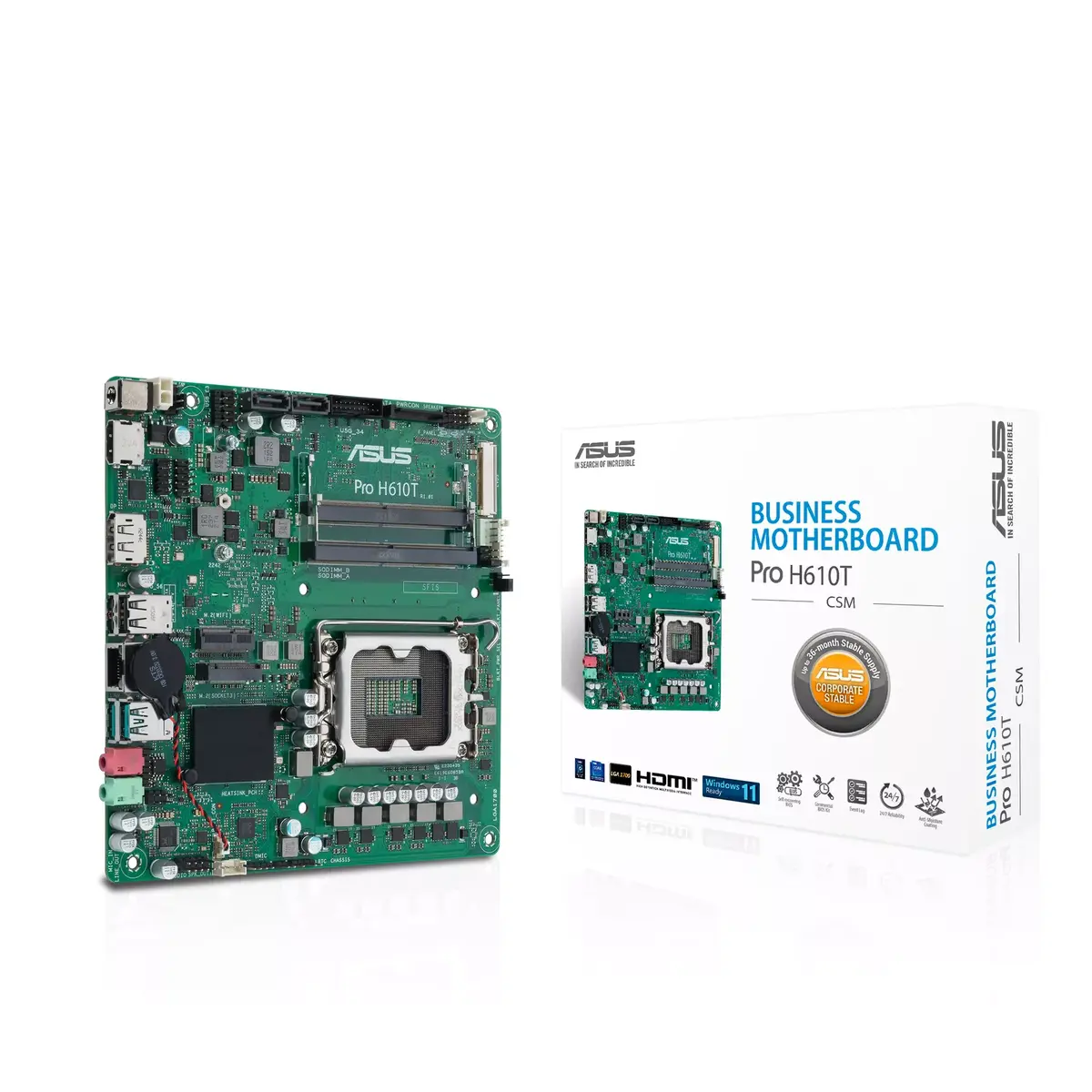Pamatplate ASUS PRO H610T-CSM, 90MB1G60-M0EAYC Photo 2