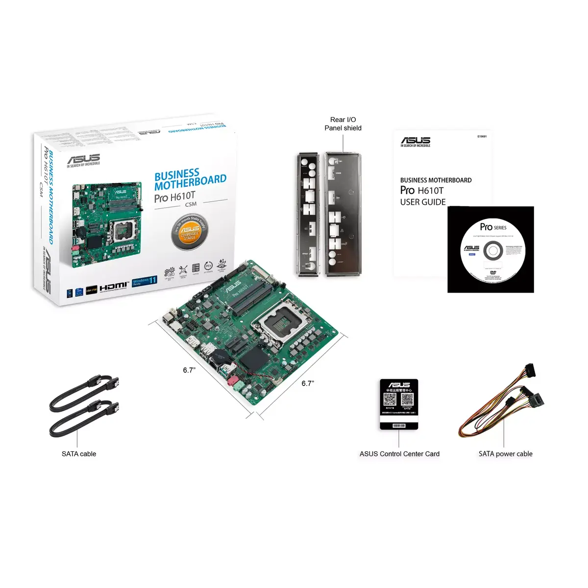Pamatplate ASUS PRO H610T-CSM, 90MB1G60-M0EAYC Photo 4