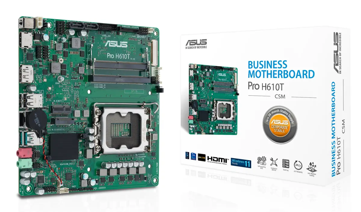 ASUS PRO H610T-CSM Intel H610 LGA