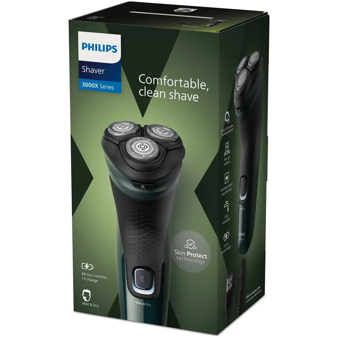 Электрическая бритва Philips X3002/00 Wet & Dry Photo 8