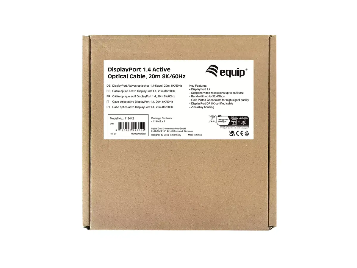 Equip DisplayPort 1.4 Active Optical Cable Photo 6