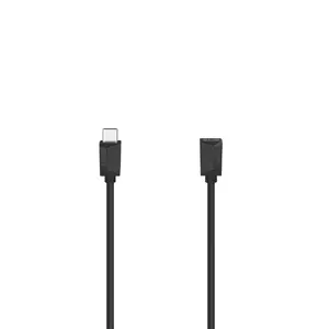 USB кабель Hama Full-Featured USB 3.2 Gen 1 0.5м USB C черный