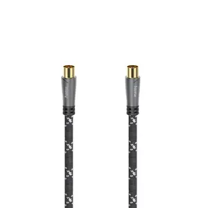 Coaxial Cable Hama 00205073 10 m Black Grey