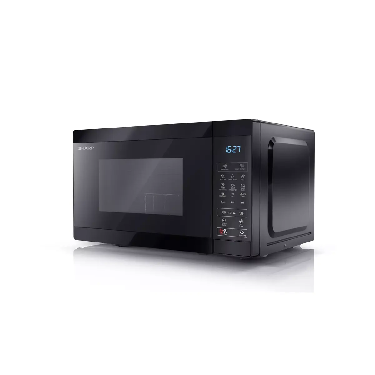 Гриль-микроволновка Sharp YC-MG02E-B Photo 2