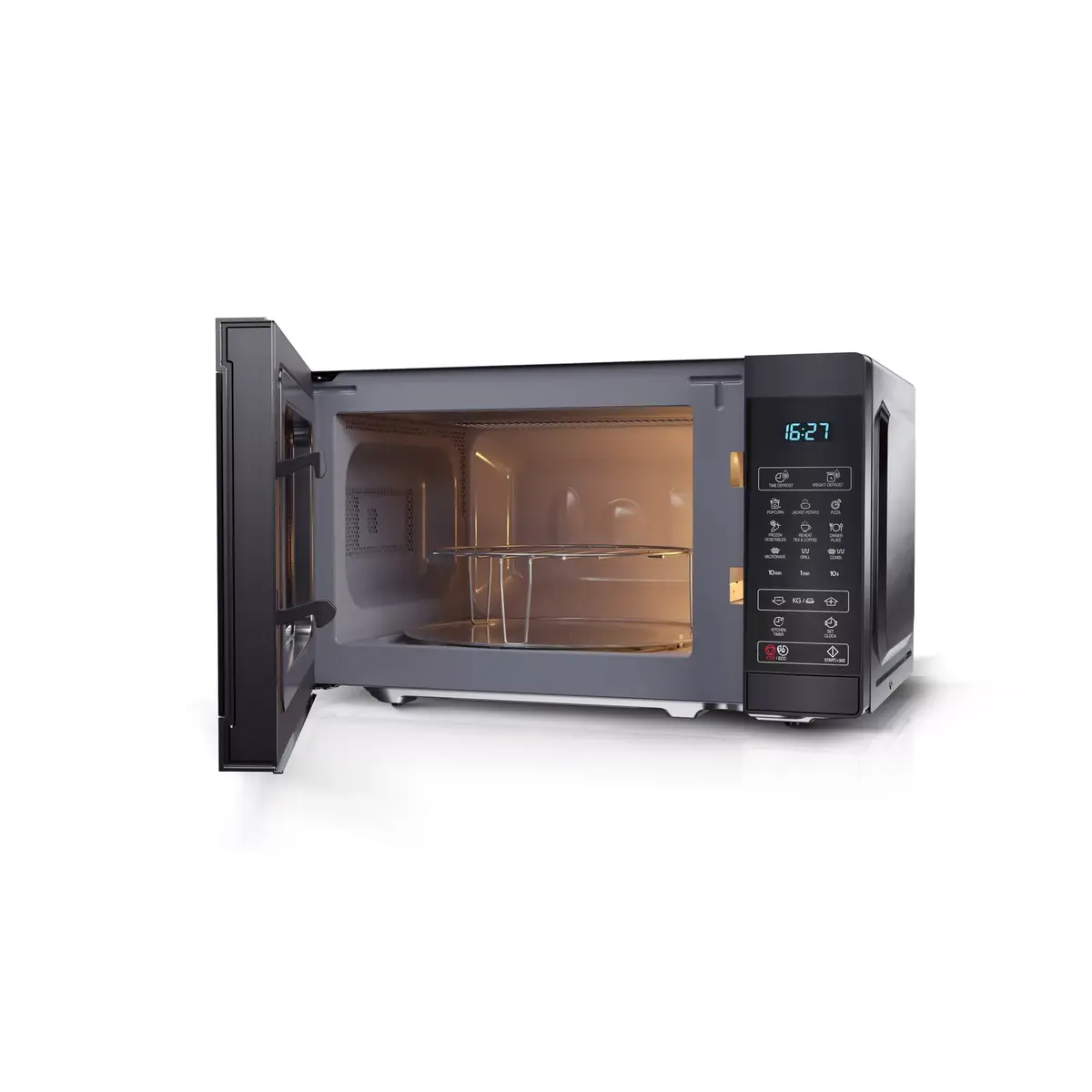 Гриль-микроволновка Sharp YC-MG02E-B Photo 4