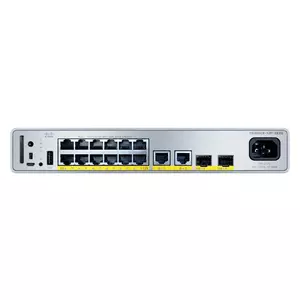 Managed Network Switch Cisco C9200CX-12P-2X2G-E Gigabit Ethernet PoE 14 Ports