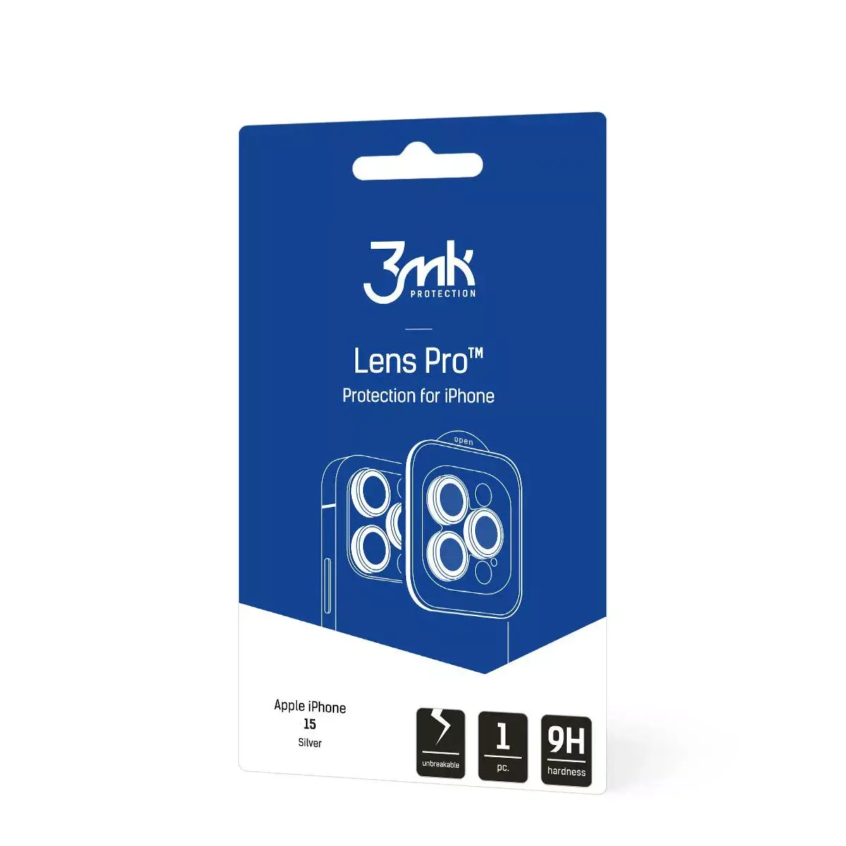 3MK Lens Protection Pro Silver iPhone 15 Photo 4