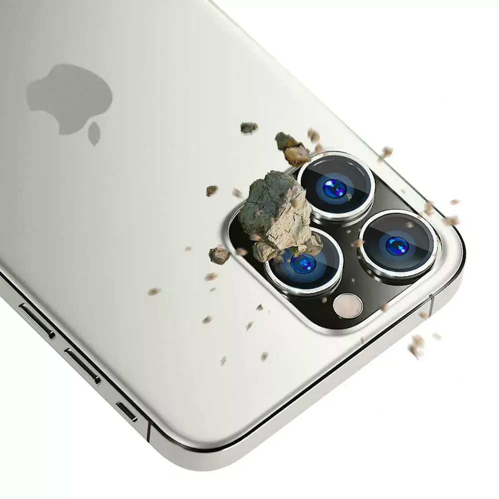 3MK Lens Protection Pro Silver iPhone 15 Pro Max Photo 3