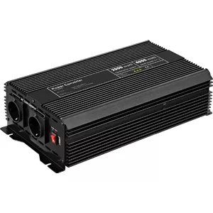 Goobay 58891 strāvas adapteris & pārveidotājs Universāls 2000 W Melns