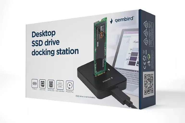 Storage Drive Docking Station Gembird DD-U3M2 Photo 7