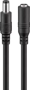 Кабель-удлинитель DC Goobay 5.5x2.1mm 10m Черный