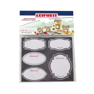 LEIFHEIT Jar Decoration Sticker Set black &amp; white