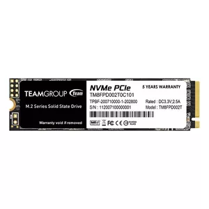 Team Group MP33 PRO 2 TB M.2 PCI Express 3.0 NVMe SSD Read 2100 MB/s Write 1700 MB/s