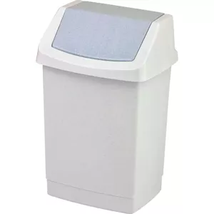 Waste bucket Curver Click-it 15L, grey, 28×23.5×43.8 cm