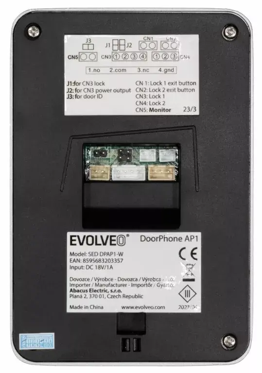 Video Intercom Evolveo DPAP1W Photo 4