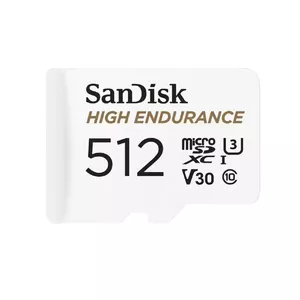 MicroSDXC card SANDISK 512GB Class 10, 100 MB/s read, 40 MB/s write, white (SDSQQNR-512G-GN6IA)