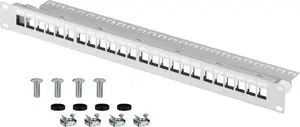 Patch panel EFB Elektronik EC020100001 19" 1U 24‑port
