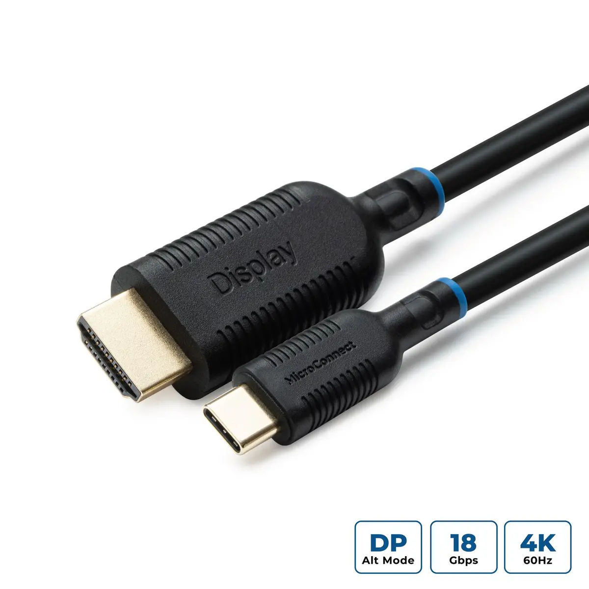MicroConnect USB-C uz HDMI video kabeļa