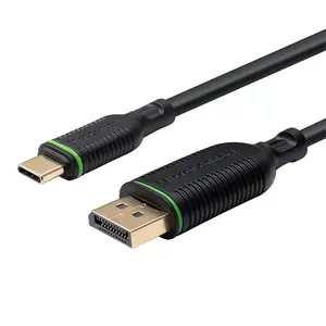 Video Cable Adapter MicroConnect MC-USBCDP05 0.5m USB Type-C to DisplayPort Black
