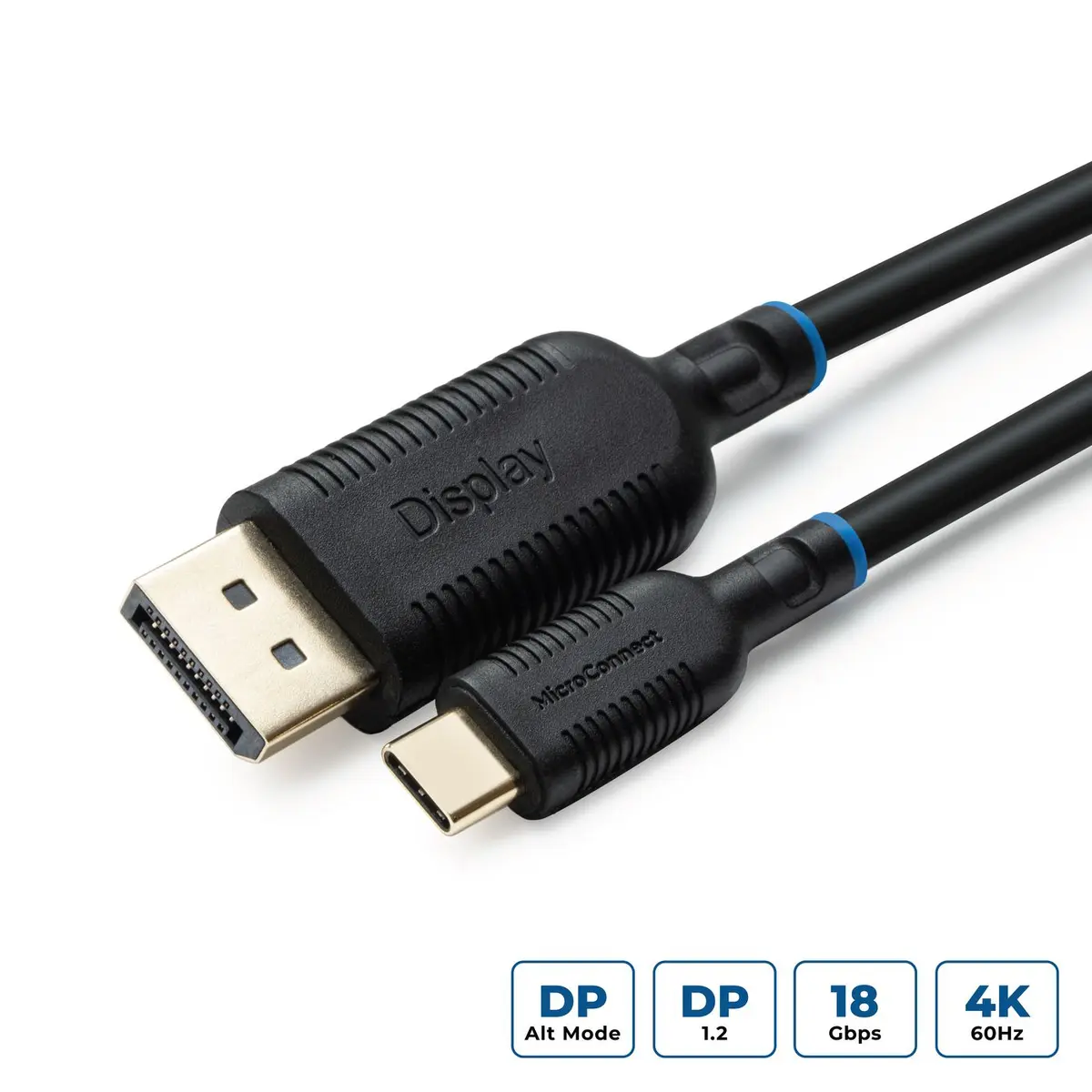 MicroConnect MC-USBCDP3 video kabeļa adapteris 3