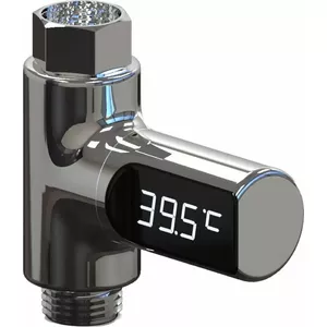 Termostata dušas jaucējkrāns Mozos BD-LS-01 ar termometru, sienas/virsmas montāža
