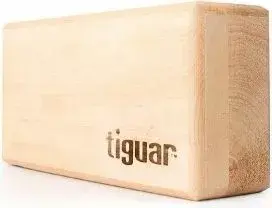 Yoga block Tiguar brown — foam support block for yoga and pilates