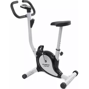 Stacionārais mehāniskais trenažieris — velosipēds Funfit F01 balts