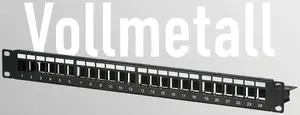 Patch panel EFB Elektronik EC020100002 19" 1U 24-port