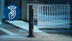 Keep the fan on whilst you sleep with Quiet Sleep mode