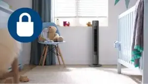 Added peace of mind with the child lock