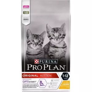 Сухой корм для кошек Purina Pro Plan ORIGINAL KITTEN OPTISTART 1,5 кг — курица, для взрослой кошки