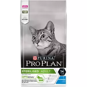 Purina Pro Plan Sterilised OPTIrenal pieaugušo kaķu sausais barība 1.5 kg