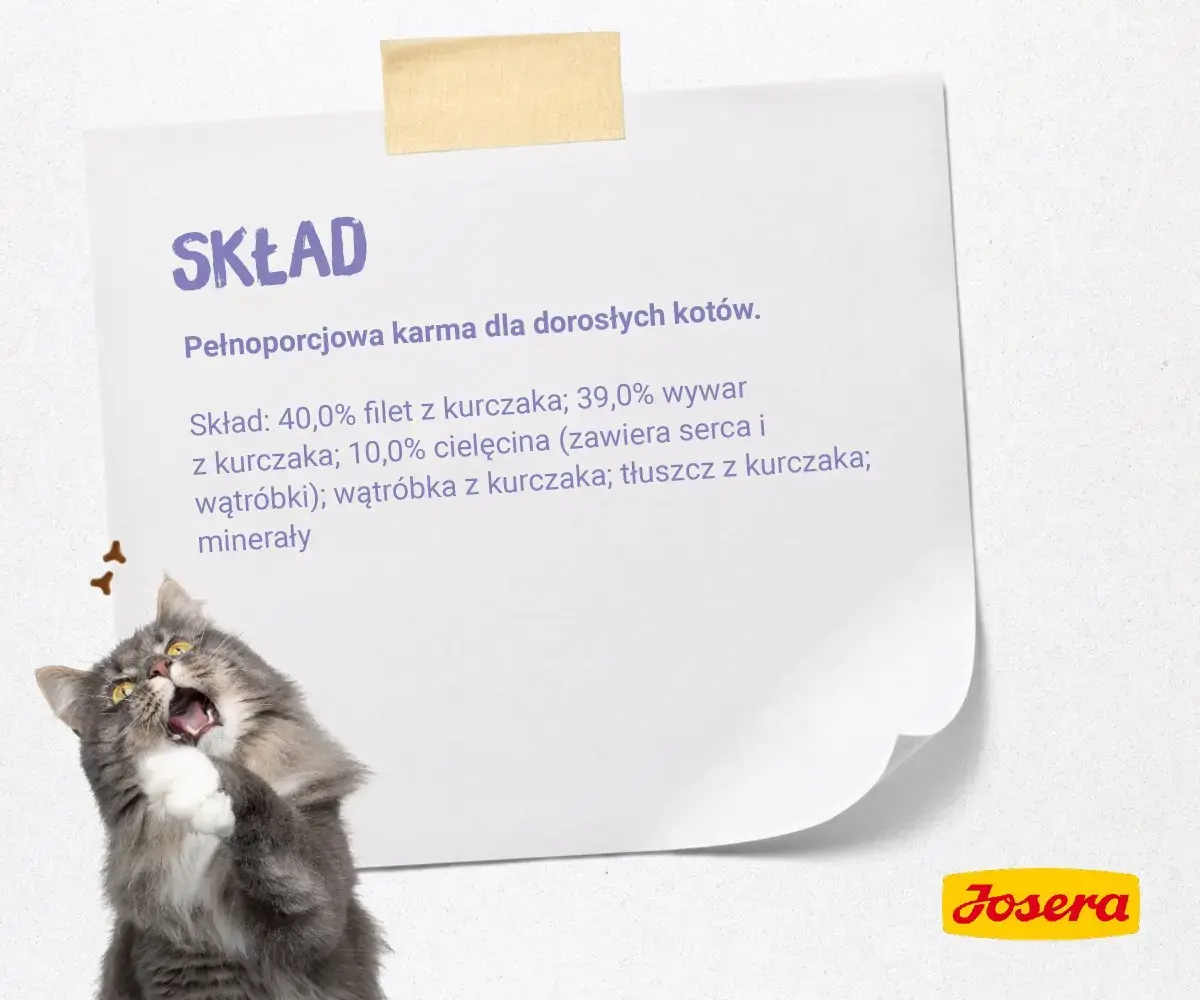 JOSERA влажный корм для кошек Chicken fillet with veal 70 г Photo 5